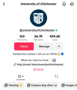 #EduTok: Top 5 UK Universities on TikTok