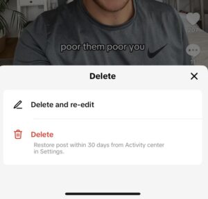 TikTok Tests New “Delete and Re-Edit” Feature