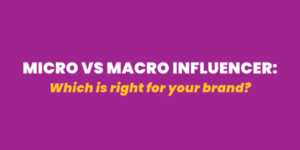 Micro Influencer vs Macro Influencer: Which Is Right for Your Brand?